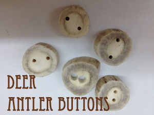 Deer Antler Buttons